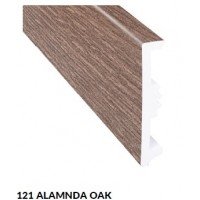 STIQ XL WOOD 5-PACK Colour - ALAMNDA OAK  5x(80x15mm 2.2 m)